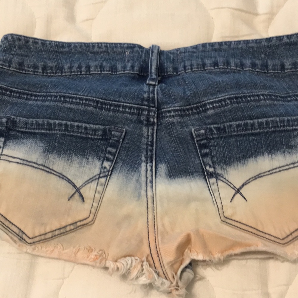 Hollister/ bullhead ombré jean shorts